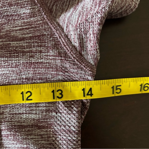 Burgundy Lululemon Swiftly Tech Tee size 4 - Picture 4 of 5